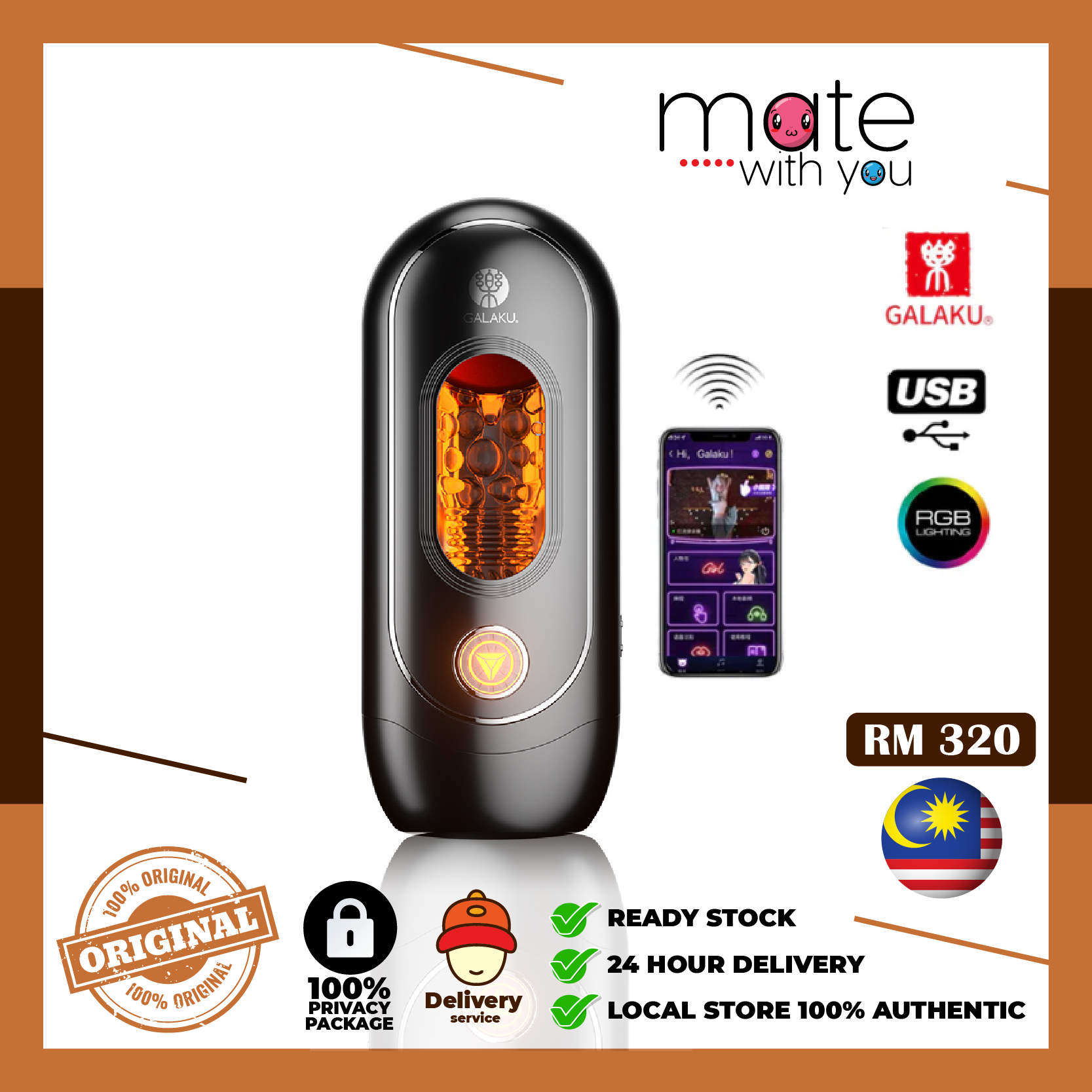 Mate With You | GALAKU Devourer Smart Masturbator Cup App-Controlled Pleasure in Your Hands Mate With You | Malaysia Local Store | Sex Toy Seller Mate With You | GALAKU Devourer Smart Masturbator Cup App-Controlled Pleasure in Your Hands Mate With You | Malaysia Local Store | Sex Toy Seller