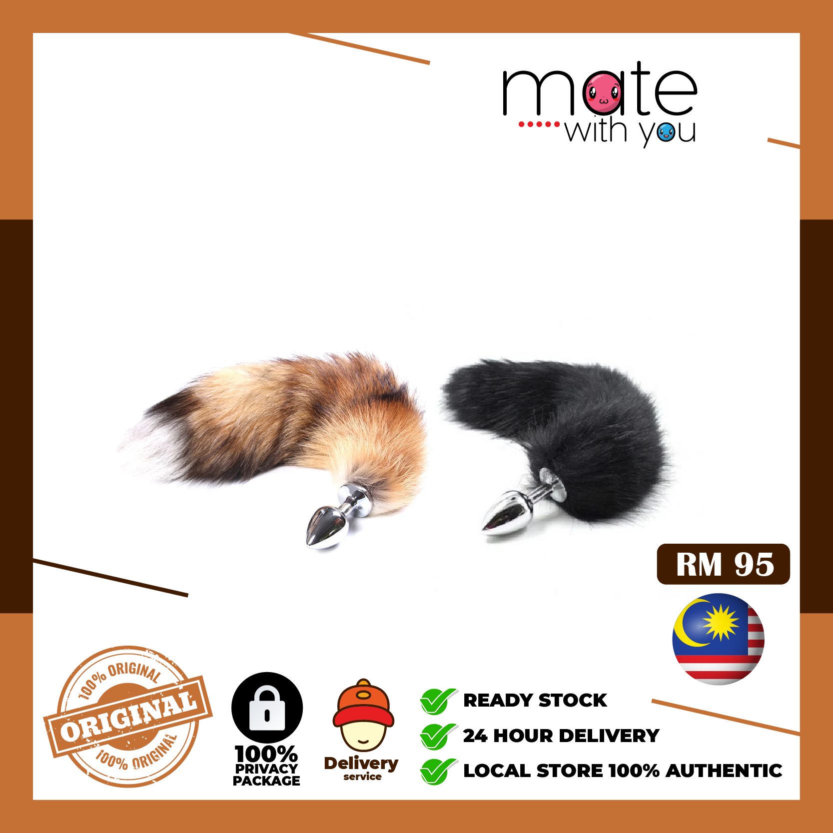 Mate With You | BDSM Sexy Fox Tail Anal Plug Cosplay Metal Butt Plug Mate With You | Malaysia Local Store | Sex Toy Seller Mate With You | BDSM Sexy Fox Tail Anal Plug Cosplay Metal Butt Plug Mate With You | Malaysia Local Store | Sex Toy Seller