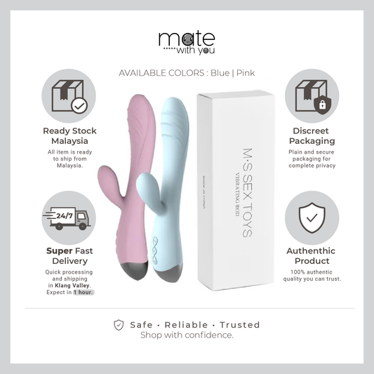 Rechargeable G-Spot vibrator available in Blue and Pink color options