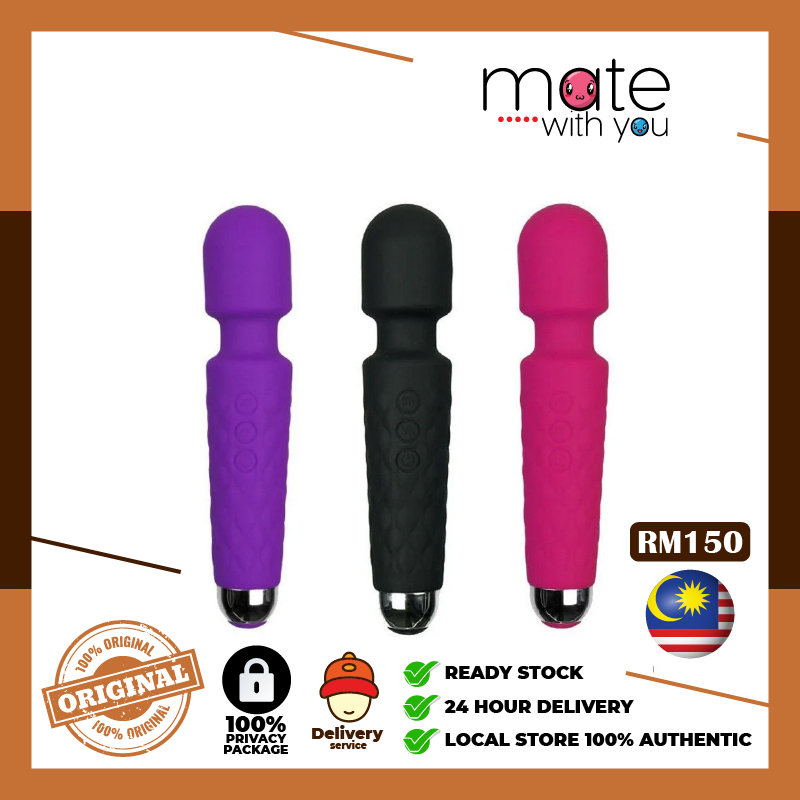 Mate With You | Big Wand Massager Vibrator For Women AV Stick Clitoris Stimulator G Spot Masturbator Sex Toy 20 Speeds USB Charge Adult Product Mate With You | Malaysia Local Mate With You | Big Wand Massager Vibrator For Women AV Stick Clitoris Stimulator G Spot Masturbator Sex Toy 20 Speeds USB Charge Adult Product Mate With You | Malaysia Local