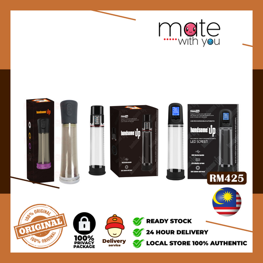 Mate With You | Ready Stock Malaysia. 100% Original, 100% privacy, 100% authentic, male/female, straight/gay, solo fun, We Selling Sex Vibrator, Dildo, Masturbator, Vacuum Pump, Silicone Ring. Kinky Handsome Up LCD Display USB Rechargeable Automatic Penis Enlarger Pump For Men Penis Pump Alat Pembesar Zakar Pam Zakar