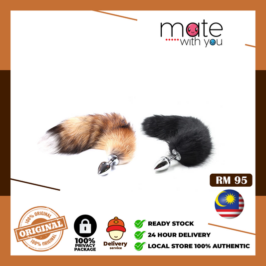 BDSM Sexy Fox Tail Anal Plug – Cosplay Metal Butt Plug