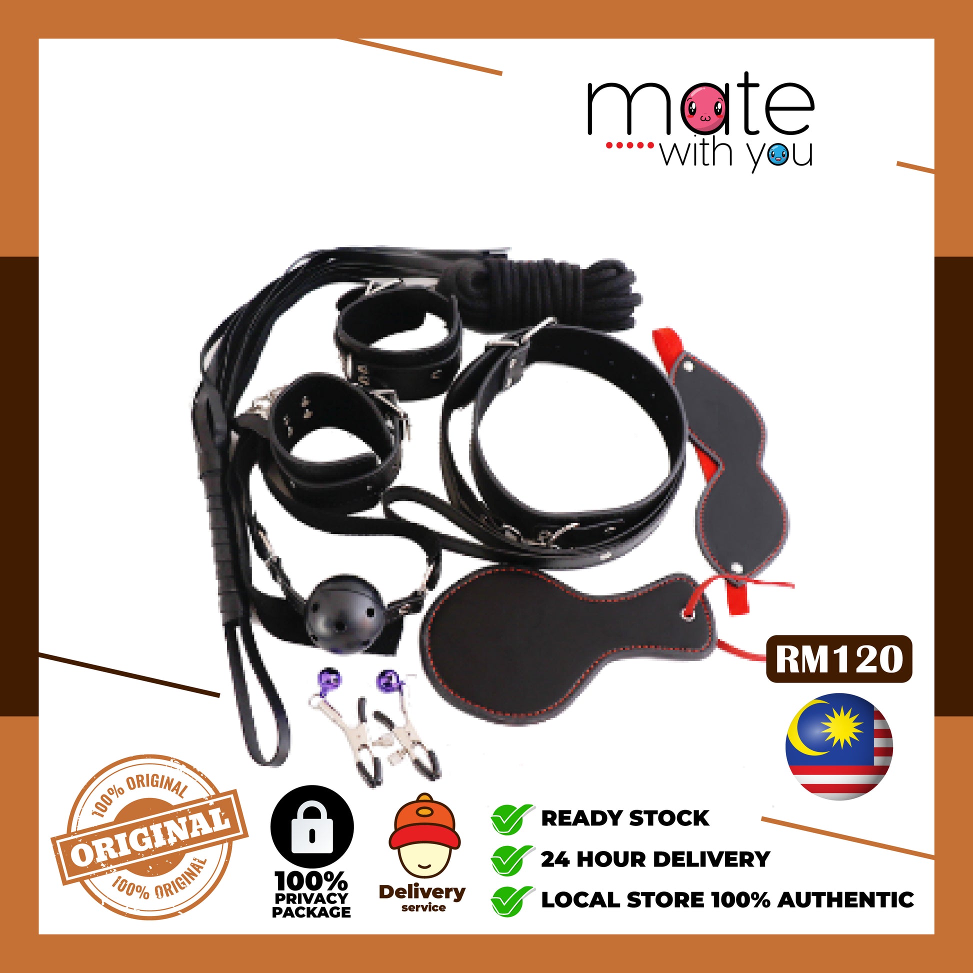 Mate With You | 🔥READY STOCK🔥 SM Adult Sex Toys Leather Bondage God of SM  8 Pcs SET SM BDSM – Mate With You | | Malaysia Local Store | Sex Toy Seller