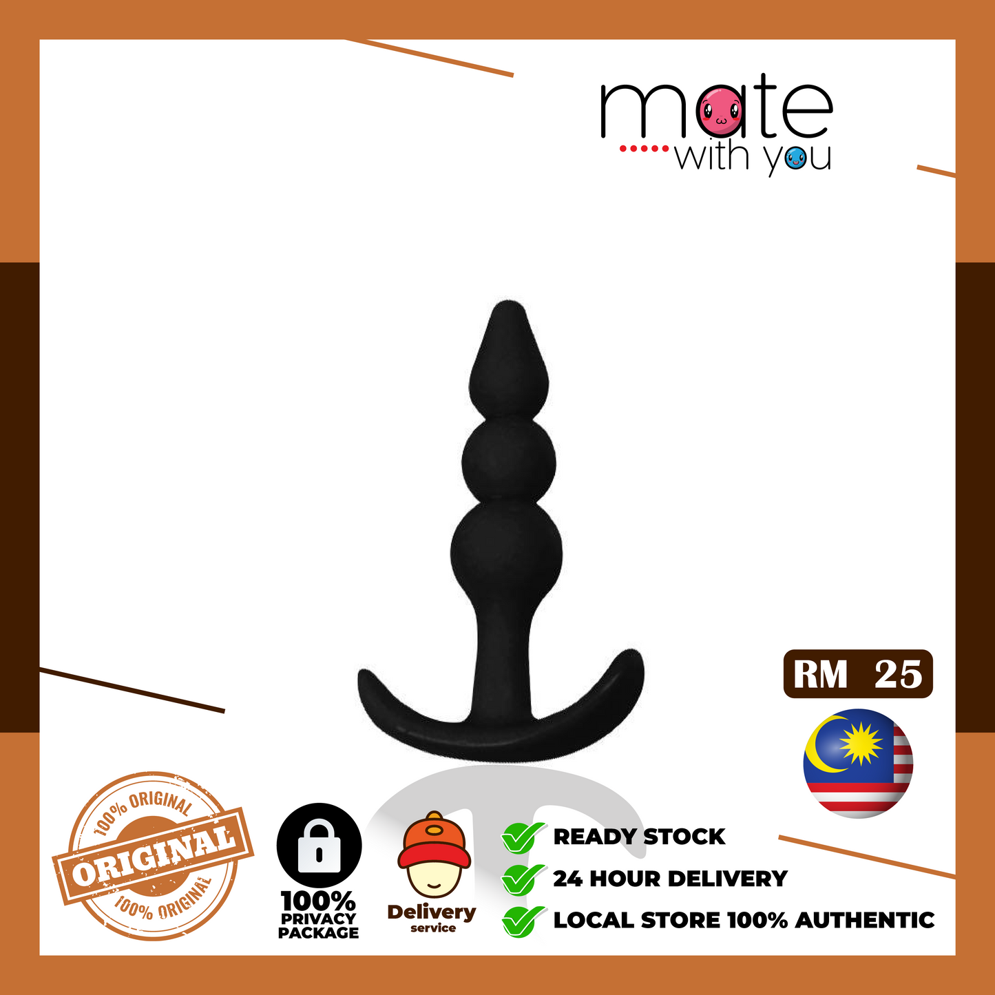 Mate With You | Ready Stock Malaysia. 100% Original, 100% privacy, 100% authentic, male/female, straight/gay, solo fun, We Selling Sex Vibrator, Dildo, Masturbator, Vacuum Pump, Silicone Ring. Silicone Anal Dildo Vibrator Male Prostate Massager Anal Beads Plug G Spot Butt Plug Adult Masturbation Anal Sex Toys