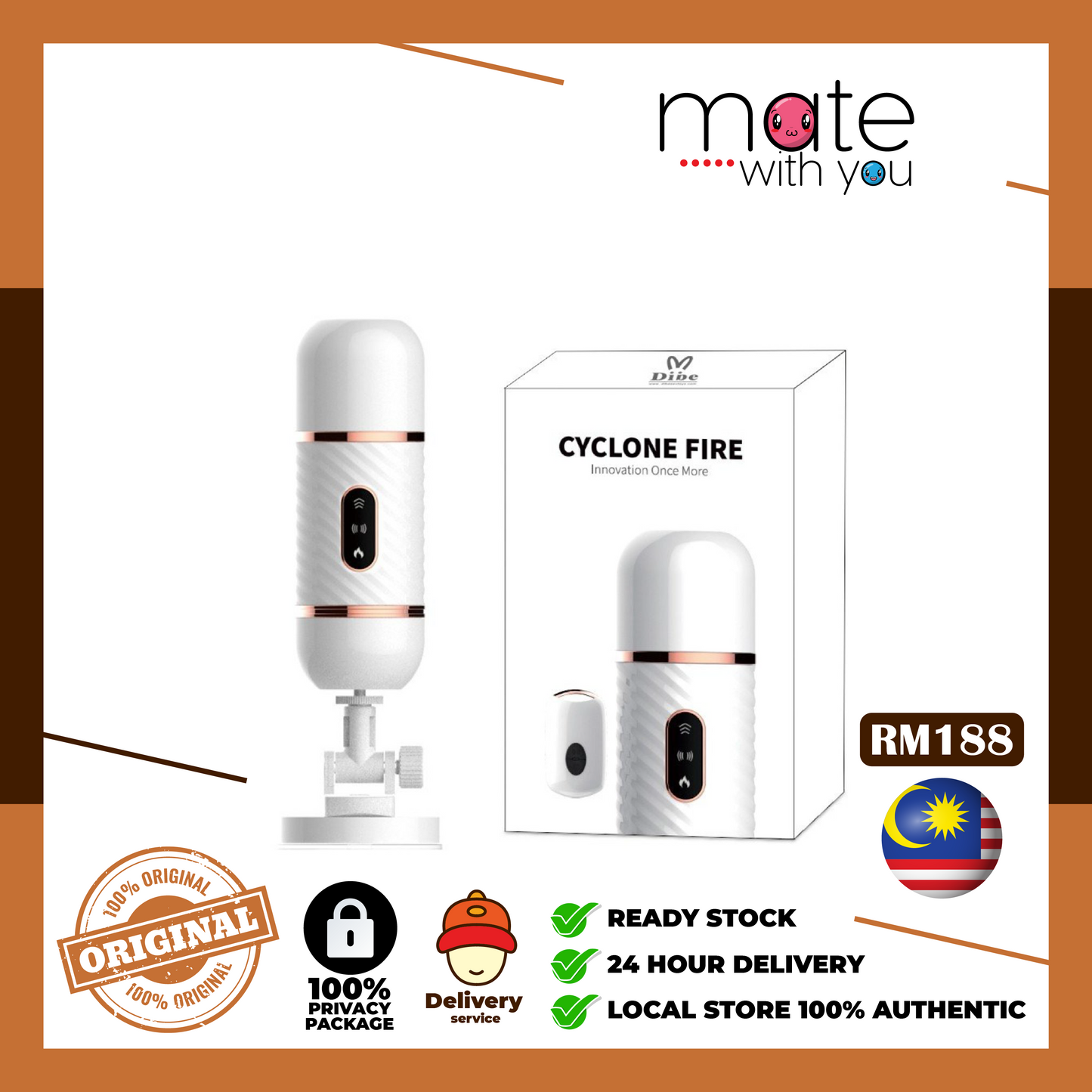 Mate With You | Ready Stock Malaysia. 100% Original, 100% privacy, 100% authentic, male/female, straight/gay, solo fun, we have the adult toys. We Selling Sex Vibrator, Dildo, Masturbator, Vacuum Pump, Silicone Ring. Cyclone Fire Dildo Vibrator Thrusting Machine Piston. Best Dildo cyclone fire dildo machine