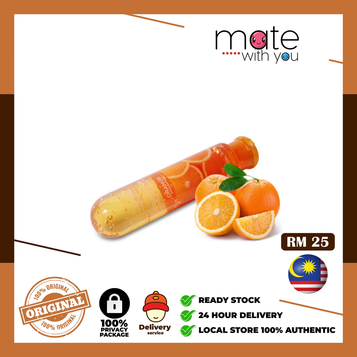 Mate With You | Ready Stock Malaysia. 100% Original, 100% privacy, 100% authentic, male/female, straight/gay, solo fun, We Selling Sex Vibrator, Dildo, Masturbator, Vacuum Pump, Silicone Ring. Fruit Lubricant Fruits Fun 80ml Water Soluble Fruity Lubricant Sex Lube Sex Minyak Fruit Pelincir Jelly Sex ( Edible )