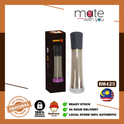 Mate With You | Ready Stock Malaysia. 100% Original, 100% privacy, 100% authentic, male/female, straight/gay, solo fun, We Selling Sex Vibrator, Dildo, Masturbator, Vacuum Pump, Silicone Ring. Kinky Handsome Up LCD Display USB Rechargeable Automatic Penis Enlarger Pump For Men Penis Pump Alat Pembesar Zakar Pam Zakar