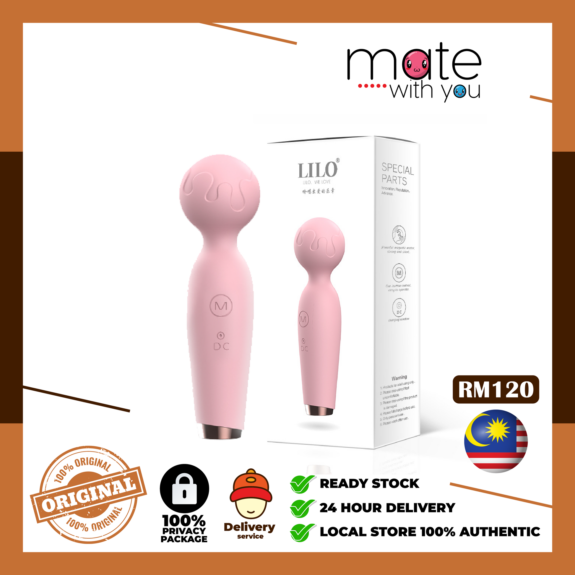 Mate With You | LILO We Love Microphone 10 Mode Vibration AV Massage Stick  Women Vibrator Masturbation Device Sex Toy (Rechargeable) – Mate With You |  | Malaysia Local Store | Sex Toy Seller