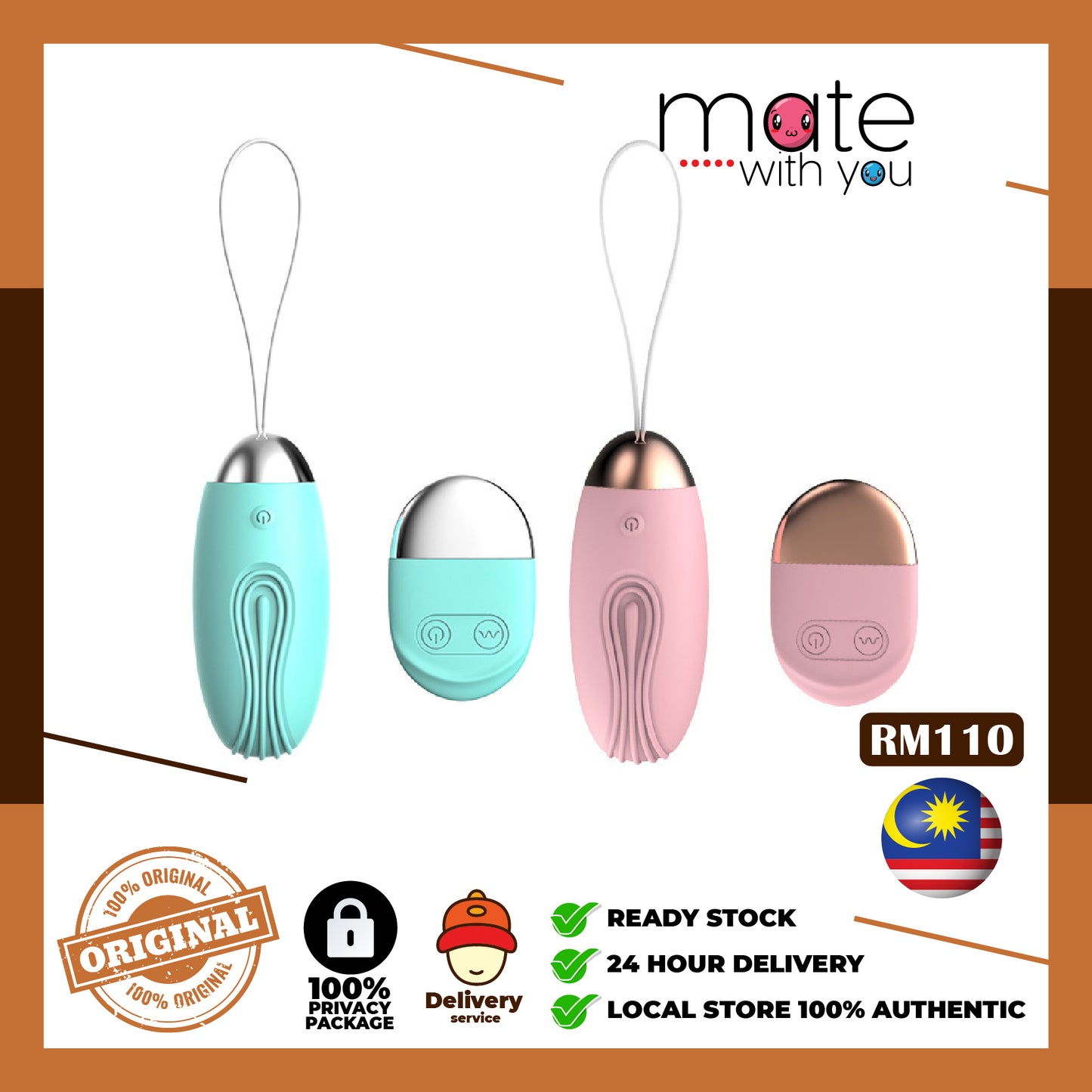 Mate With You | Ready Stock Malaysia. 100% Original, 100% privacy, 100% authentic, male/female, straight/gay, solo fun, We Selling Sex Vibrator, Dildo, Masturbator, Vacuum Pump, Silicone Ring.Lilo Whale Shaped Wireless G-Spot Egg Vibrator Sakura Pink / Tiffany Blue来乐鲸鱼无线跳蛋 