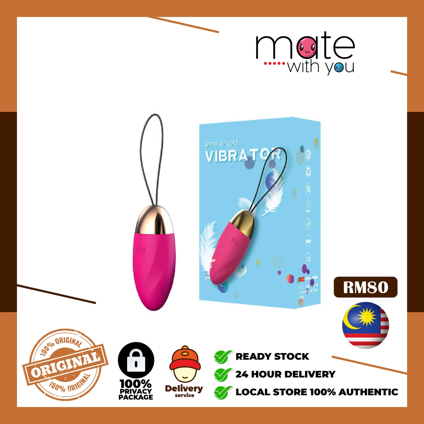 Mate With You | Ready Stock Malaysia. 100% Original, 100% privacy, 100% authentic, male/female, straight/gay, solo fun, We Selling Sex Vibrator, Dildo, Masturbator, Vacuum Pump, Silicone Ring. Kinky Fun, BDSM, LILO G Spot Vibrating Egg USB Rechargeable 10 Vibration Mode Vibrator For Women Masturbation Sex Toy Alat Sex Perempuan