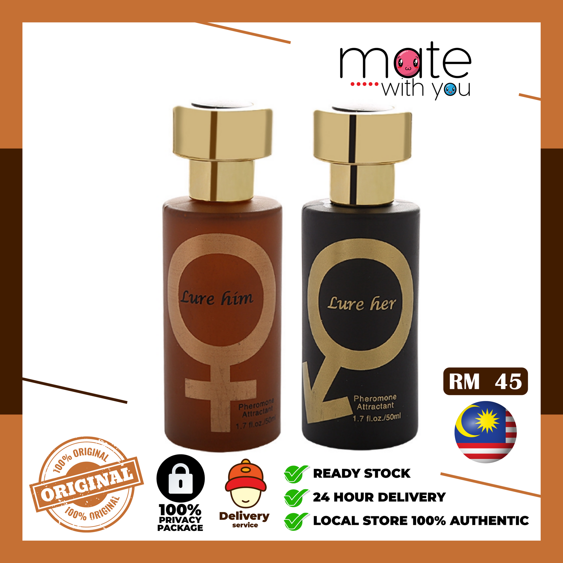 Mate With You | Ready Stock Malaysia. 100% Original, 100% privacy, 100% authentic, male/female, straight/gay, solo fun, We Selling Sex Vibrator, Dildo, Masturbator, Vacuum Pump, Silicone Ring. Penis Pump Lure Him Lure Her | Unisex | 费洛蒙 | 催情香水 | Pewangi Menggoda Lelaki Perempuan