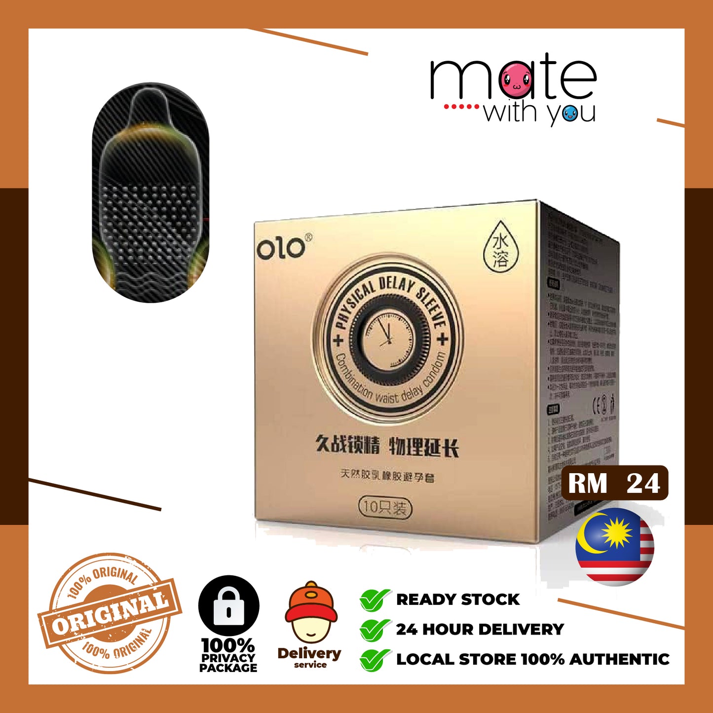 Mate With You | Ready Stock Malaysia. 100% Original, 100% privacy, 100% authentic, male/female, straight/gay, solo fun, We Selling Sex Vibrator, Dildo, Masturbator, Vacuum Pump, Silicone Ring. OLO Condom Neo Series Water-Base Ultra Thin Spike Particles Long Lasting Hyaluronic Acid Kondom Nipis Tahan Lama 超薄安全套 