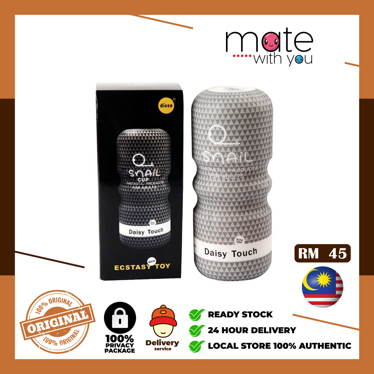 Mate With You | Ready Stock Malaysia. 100% Original, 100% privacy, 100% authentic, male/female, straight/gay, solo fun, We Selling Sex Vibrator, Dildo, Masturbator, Vacuum Pump, Silicone Ring. Snail Aircraft Cup Fleshlight Pleasure Cup Men Masturbator Device